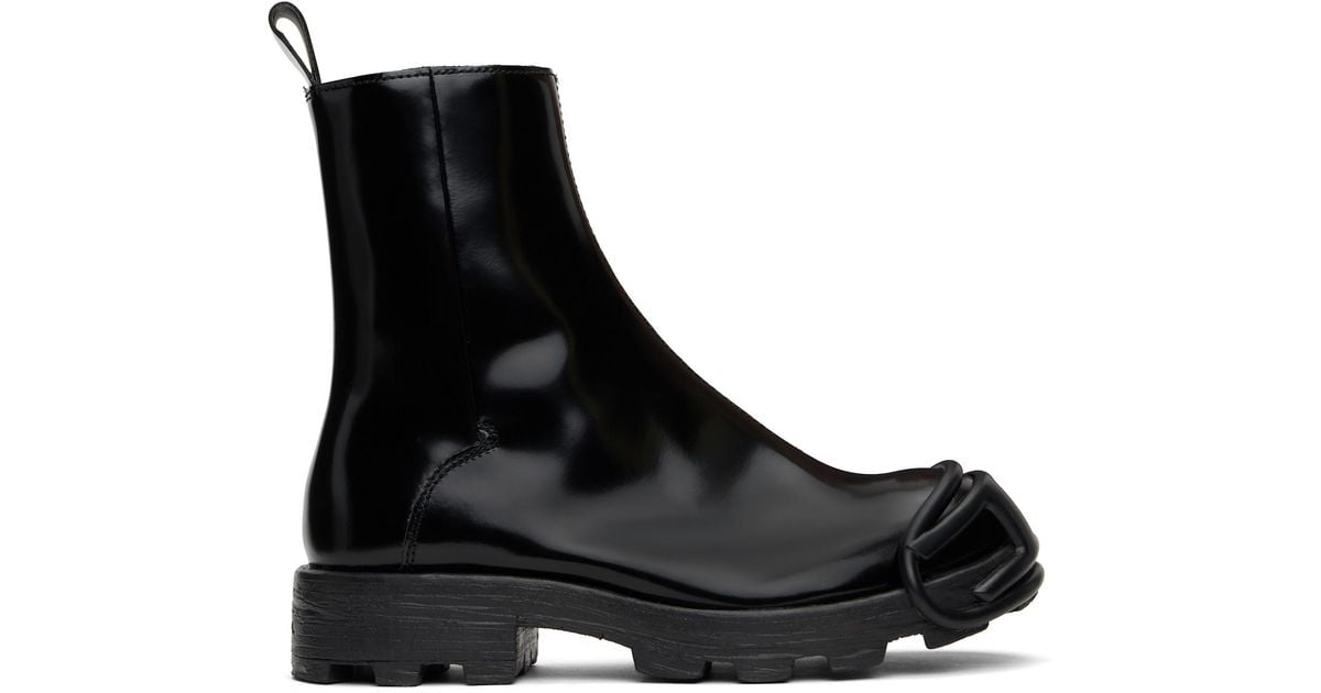 DIESEL D-Hammer Bt Zip D Boots in Black for Men | Lyst