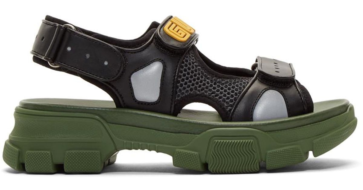 gucci sandals chunky