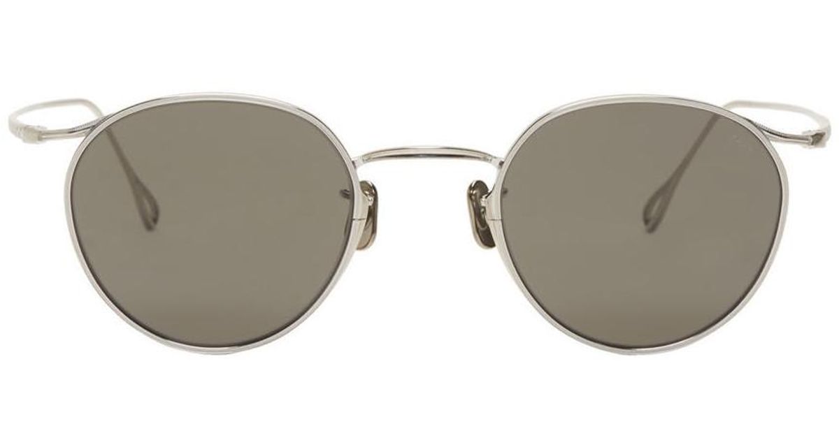 メンズ Eyevan 7285 シルバー 156 サングラス メタリック | Lyst