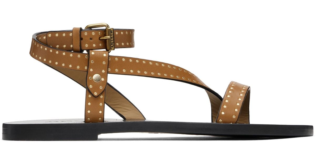 【関税&送料込】Isabel Marant Sandal Jopee ISABEL MARANT Jopee studded leather sandals | NET-A-PORTER