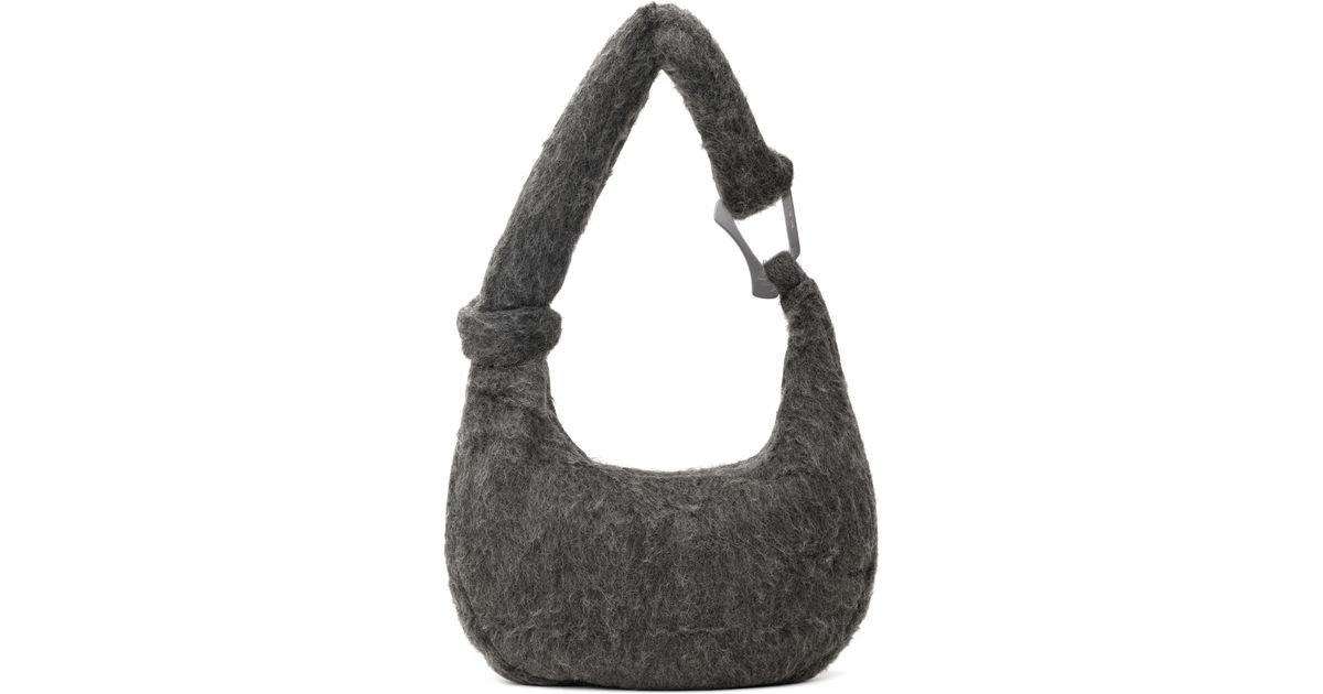 HELIOT EMIL グレー Attache バッグ【関税込/送料込】 HELIOT EMIL LIQUID METAL ATTACHE TOTE