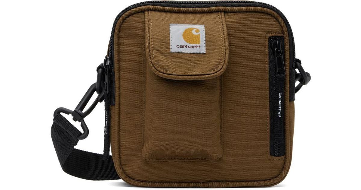 Carhartt WIP Brown Essentials Messenger Bag in Black for Men Lyst