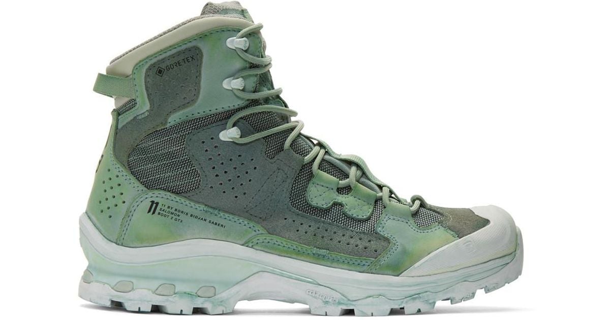 salomon boots green