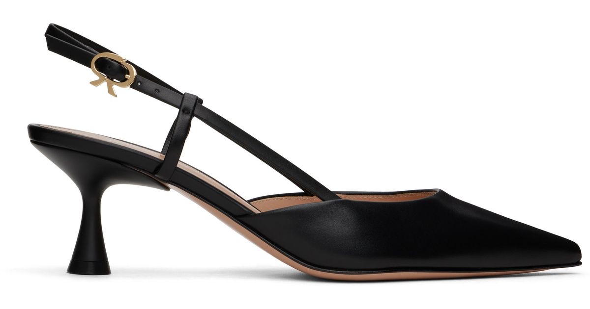 Gianvito Rossi ブラック Ascent 55 ヒール ブラック | Lyst Gianvito Rossi ブラック Ascent 55 ヒール ブラック | Lyst