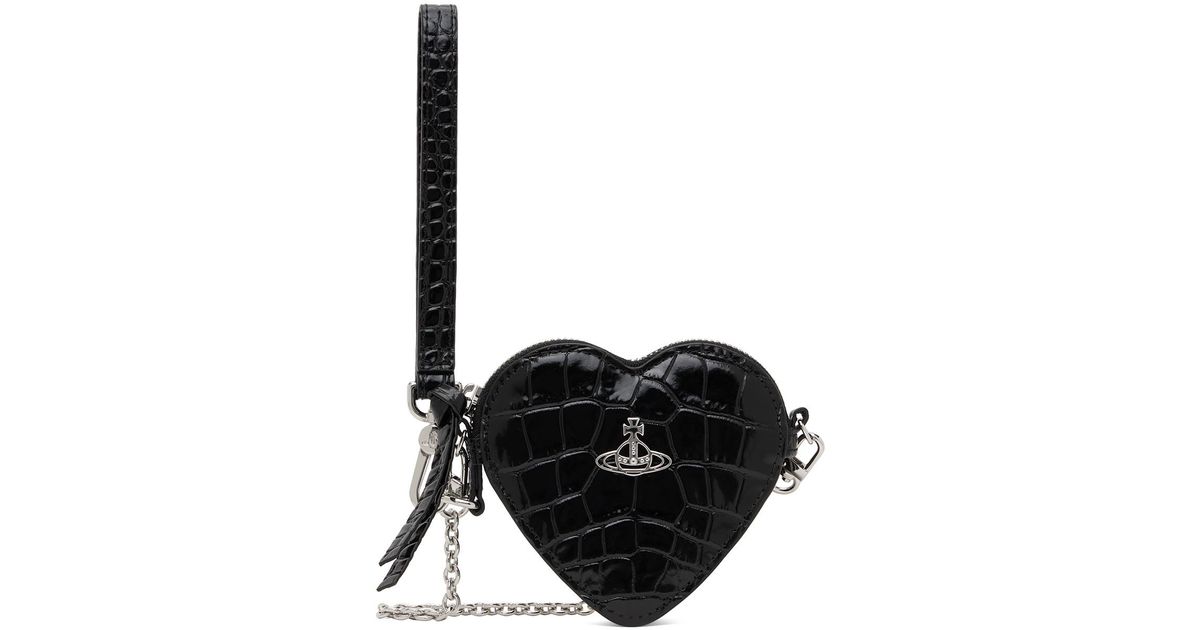 Vivienne Westwood  /  ブラック ハート リスレット ポーチ Vivienne Westwood】ブラック ハート リスレット ポーチ