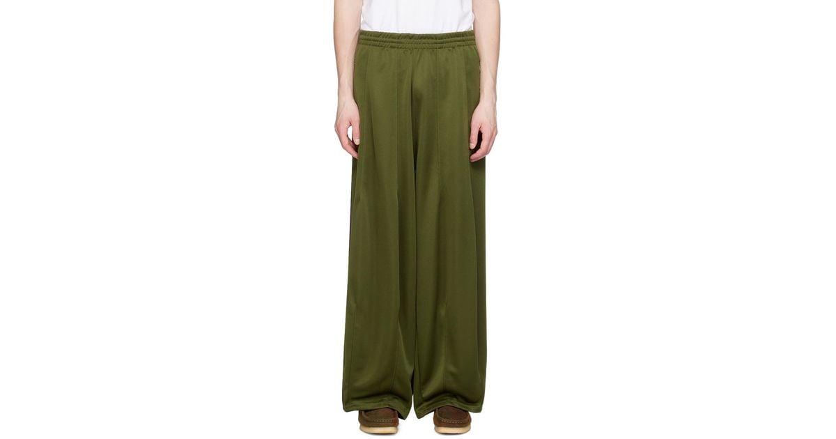 Needles Khaki H.D. Track Pants in Green for Men | Lyst