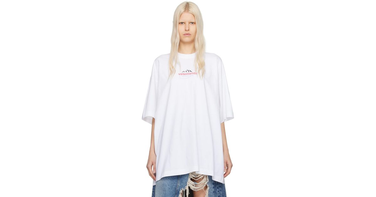 【関税込み】VETEMENTS ホワイト Spring Water Tシャツ 1365832_00.png.png