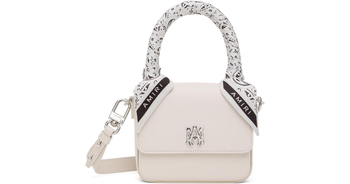 Amiri オフホワイト マイクロ Ma バッグ ナチュラル | Lyst