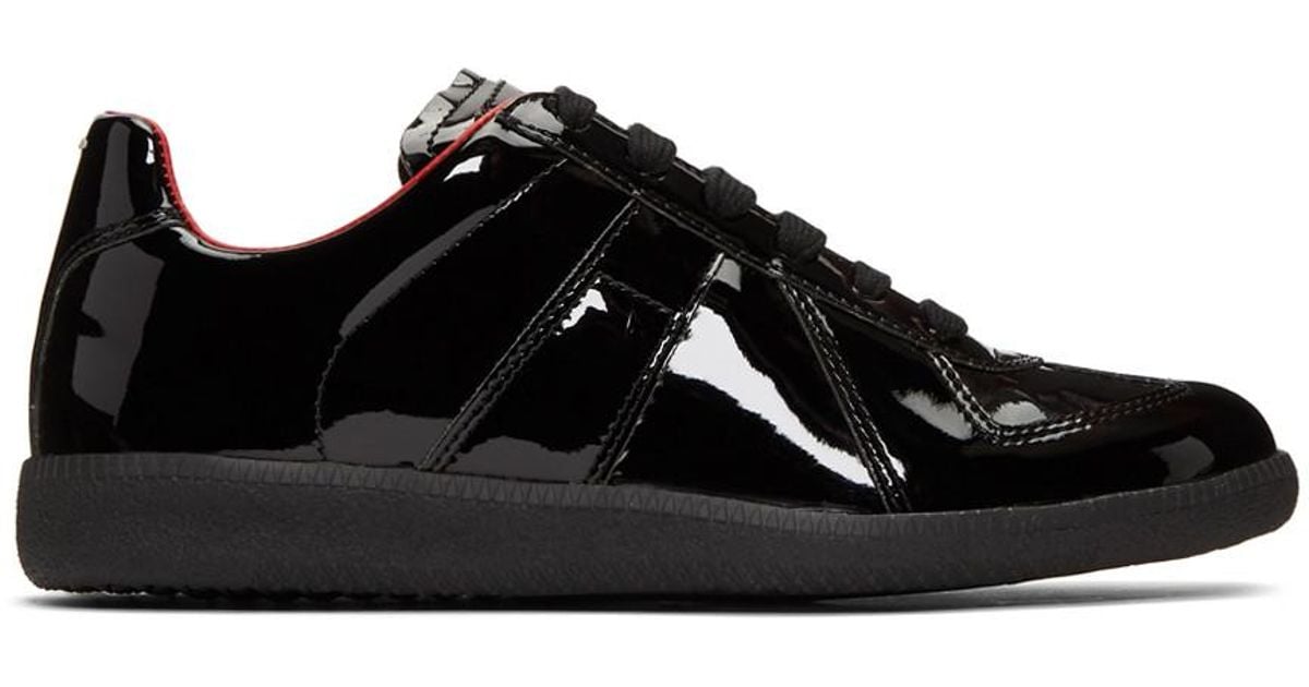 maison margiela replica sneaker black