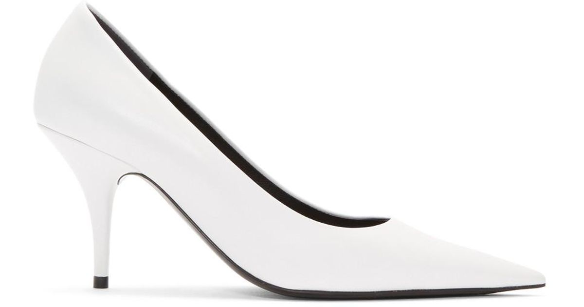 leather pointed heels