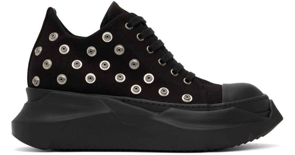 Rick Owens Black Abstract Sneakers for Men | Lyst Rick Owens Black Abstract Sneakers for Men | Lyst