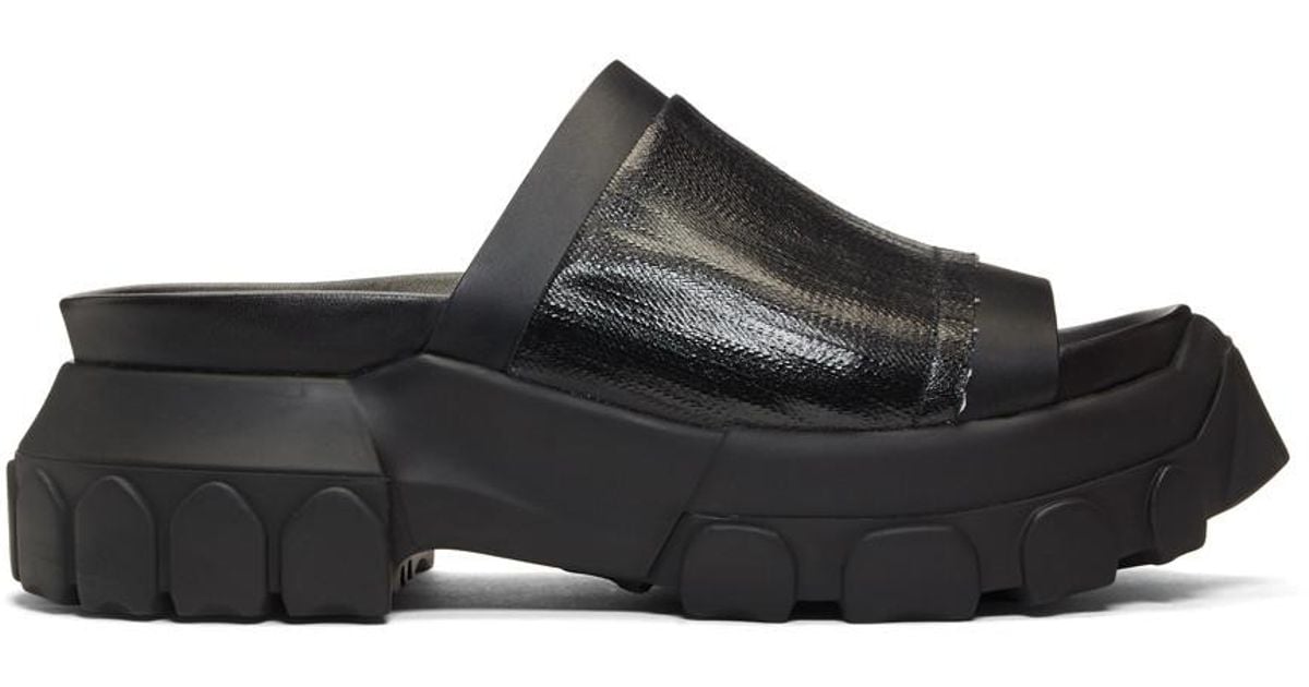 rick owens tractor slides