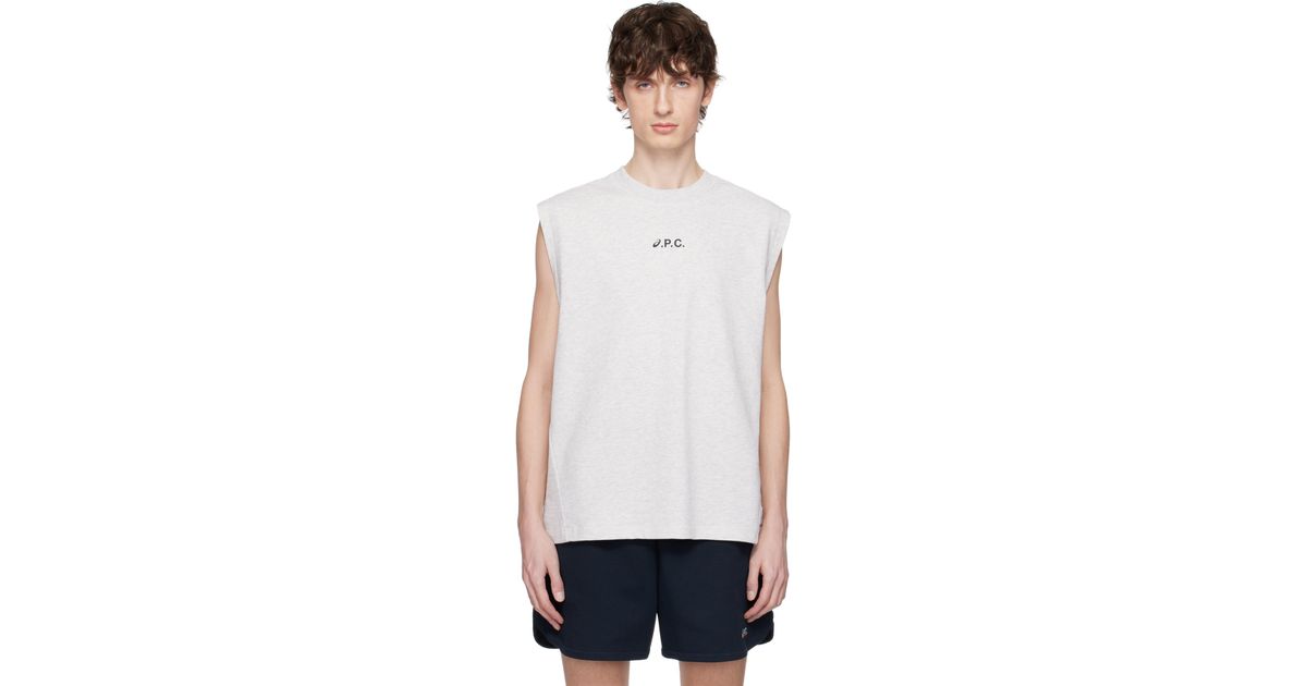 A.P.C. Asics Edition Sky Tank Top in White for Men | Lyst Australia
