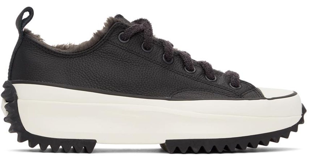 Converse Black Cozy Club Run Star Hike 