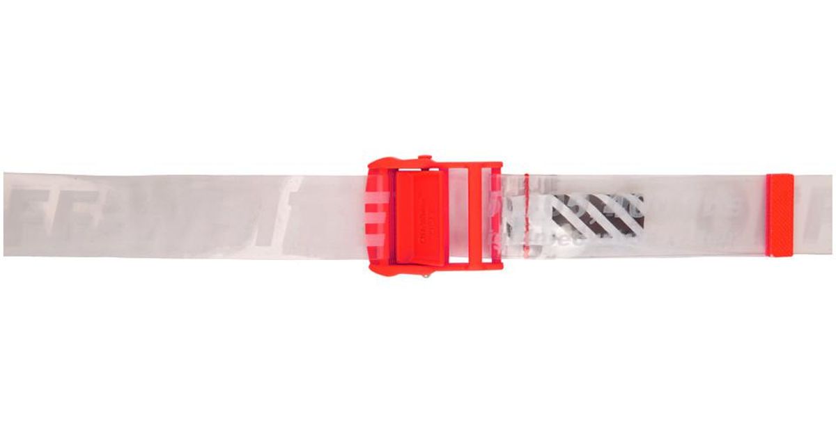 ceinture off white orange