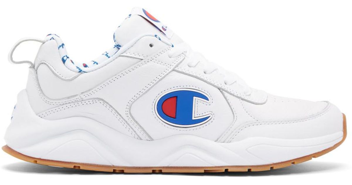 champion men's 93 eighteen classic white shoes