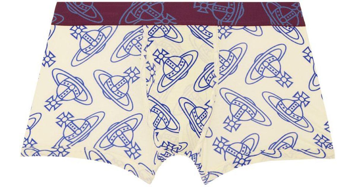 Vivienne Westwood Offwhite Graphic Boxers in Black for Men Lyst