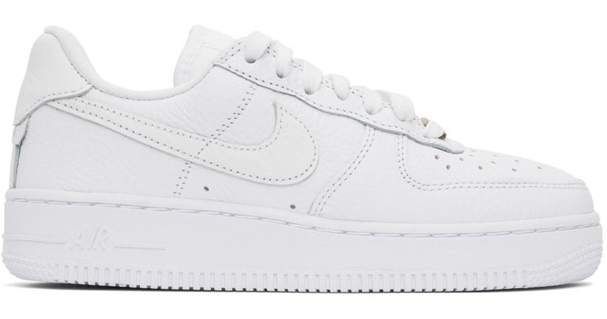 Nike Leather White Air Force 1 '07 Craft Sneakers - Lyst