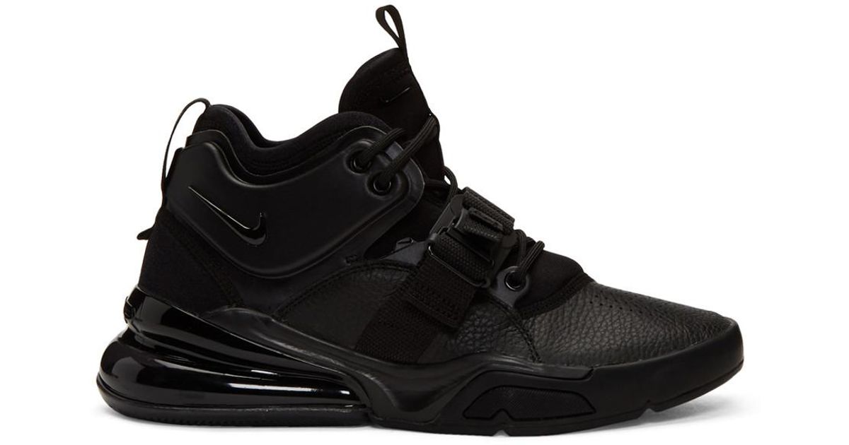 black air force 270 sneakers