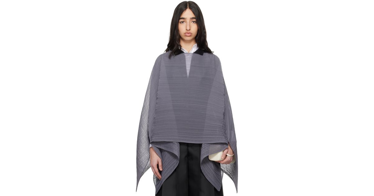 PLEATS PLEASE BASIC MADAME-T SMALLグレー Basic-Madame-T-Small-in-Gray-