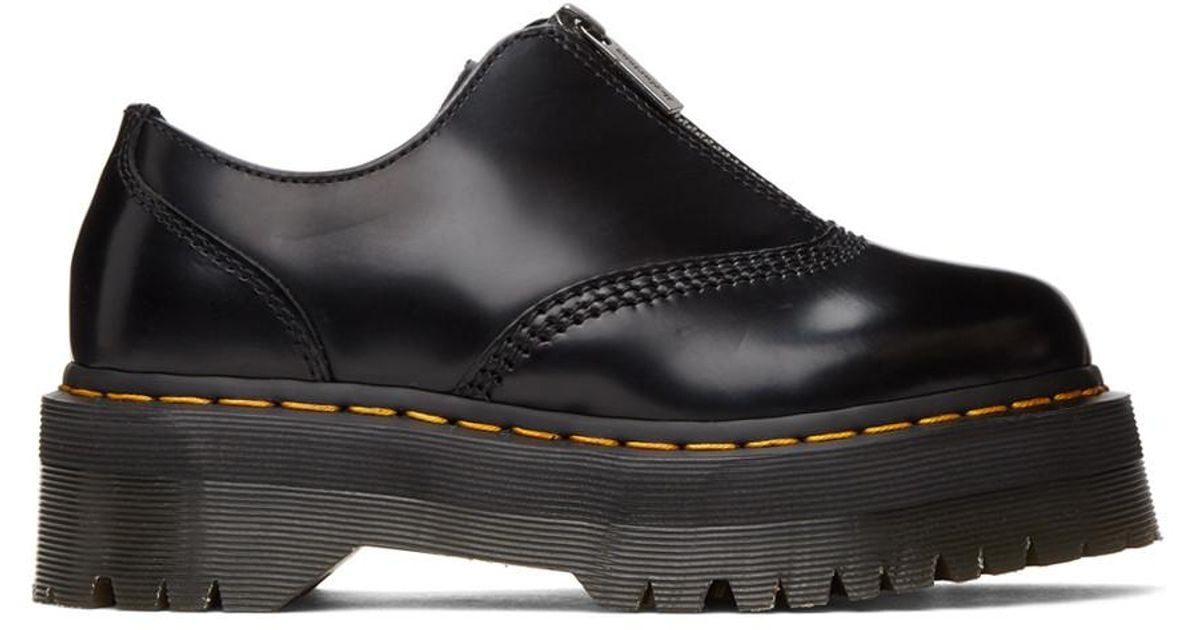 Dr. Martens Black 1461 Quad Zip Derbys | Lyst Australia