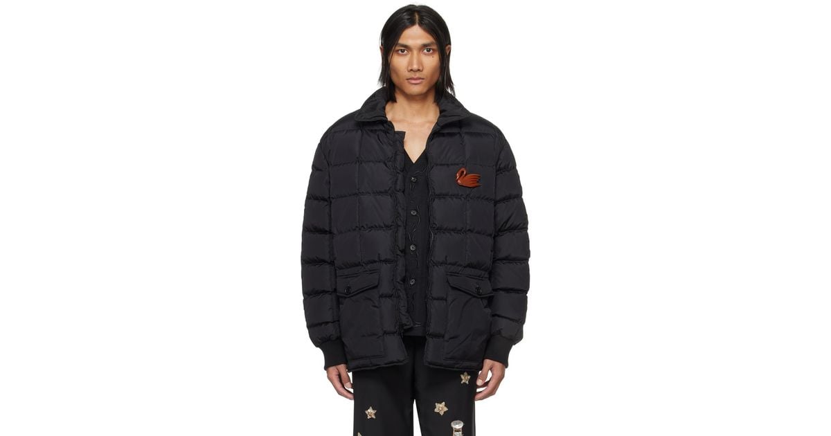 【関税込み】Bode ブラック Seattle ダウンジャケット メンズ Bode Seattle ダウンジャケット ブラック | Lyst