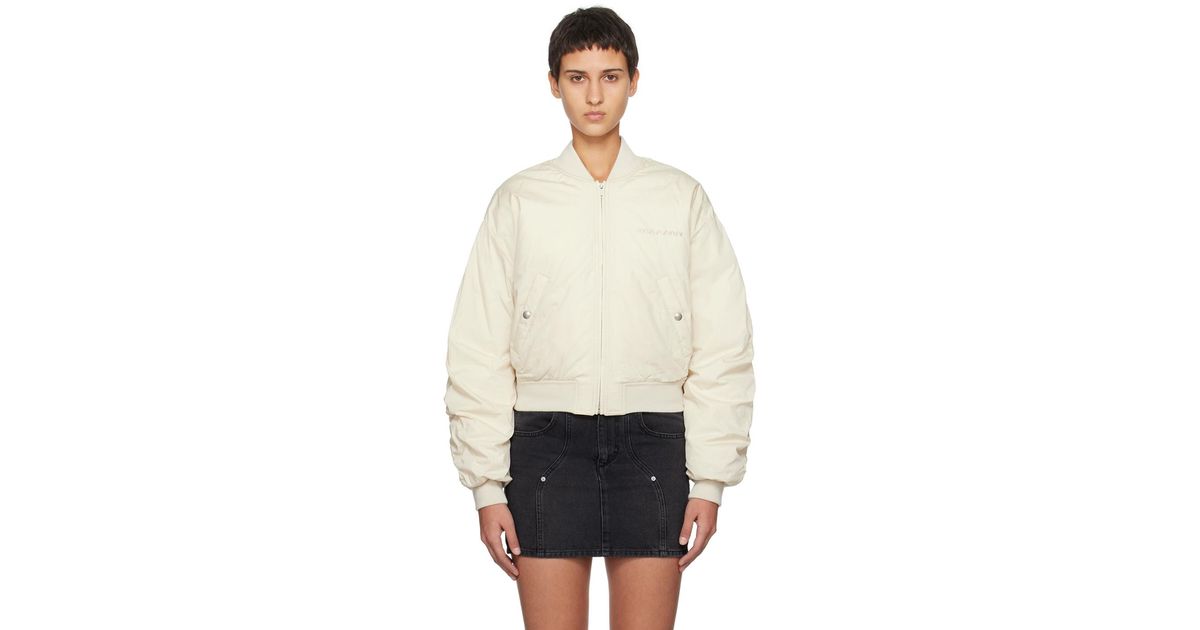 Bessimega cotton-blend bomber jacket