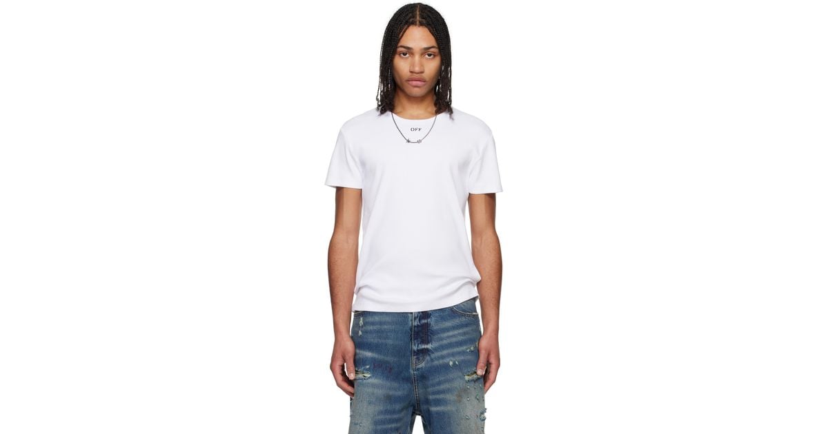 メンズ Off-White c/o Virgil Abloh ホワイト Off Stamp