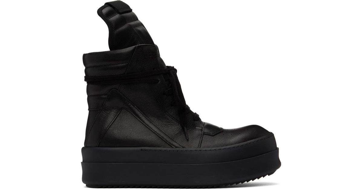 Rick Owens Bumper Geobasket Sneakers in Black for Men | Lyst Rick Owens Bumper Geobasket Sneakers in Black for Men | Lyst