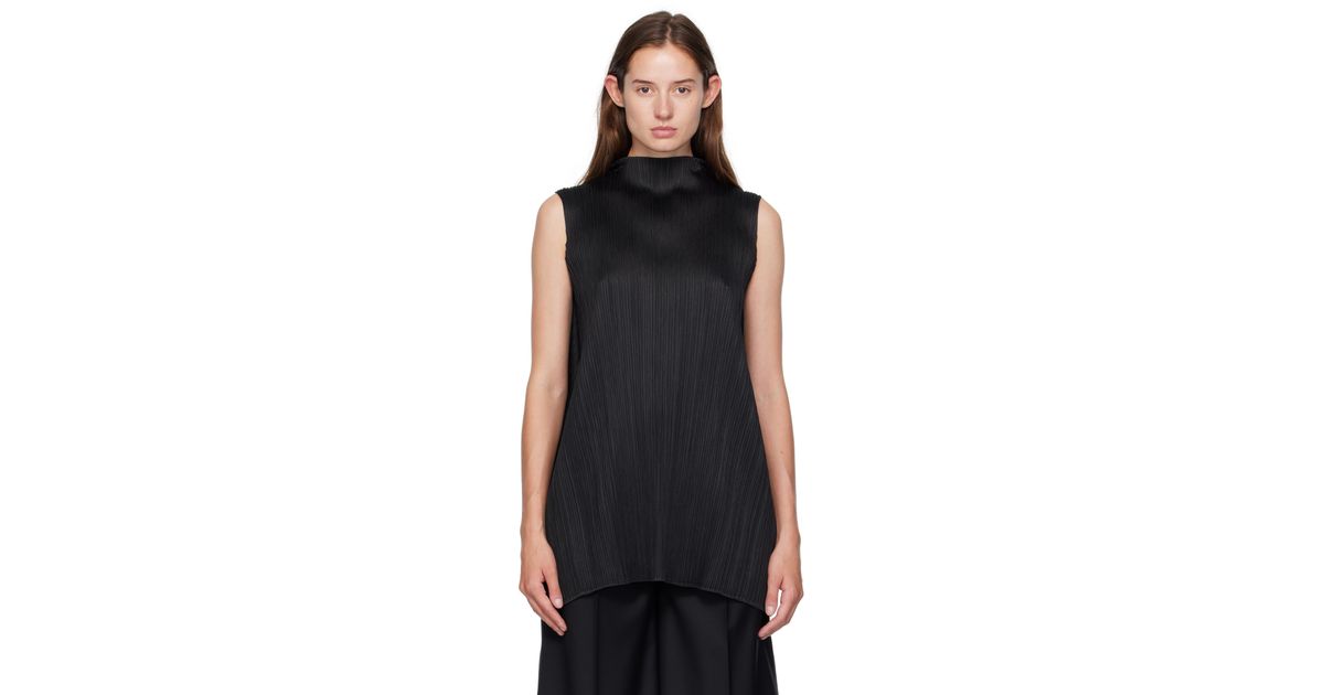Pleats Please Issey Miyake Lamp Shade Top in Black | Lyst
