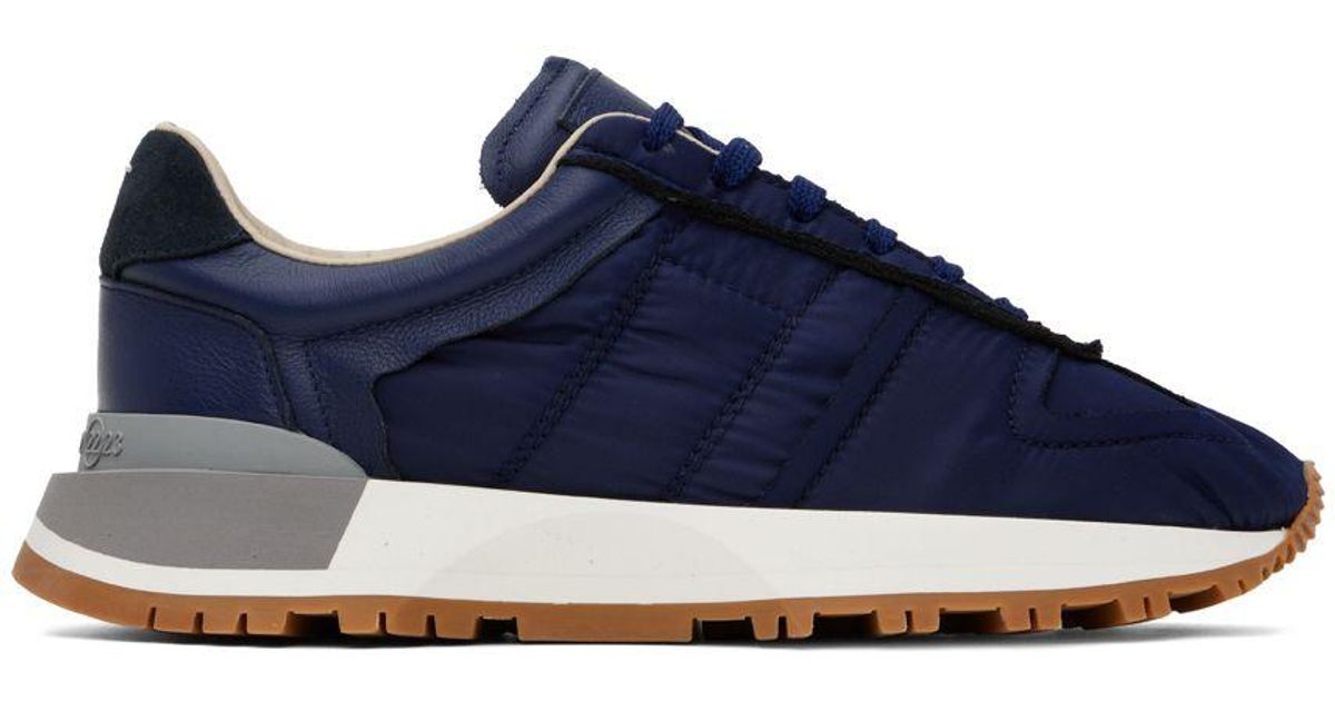 Maison Margiela Navy Evolution Running Sneakers in Blue for Men Lyst