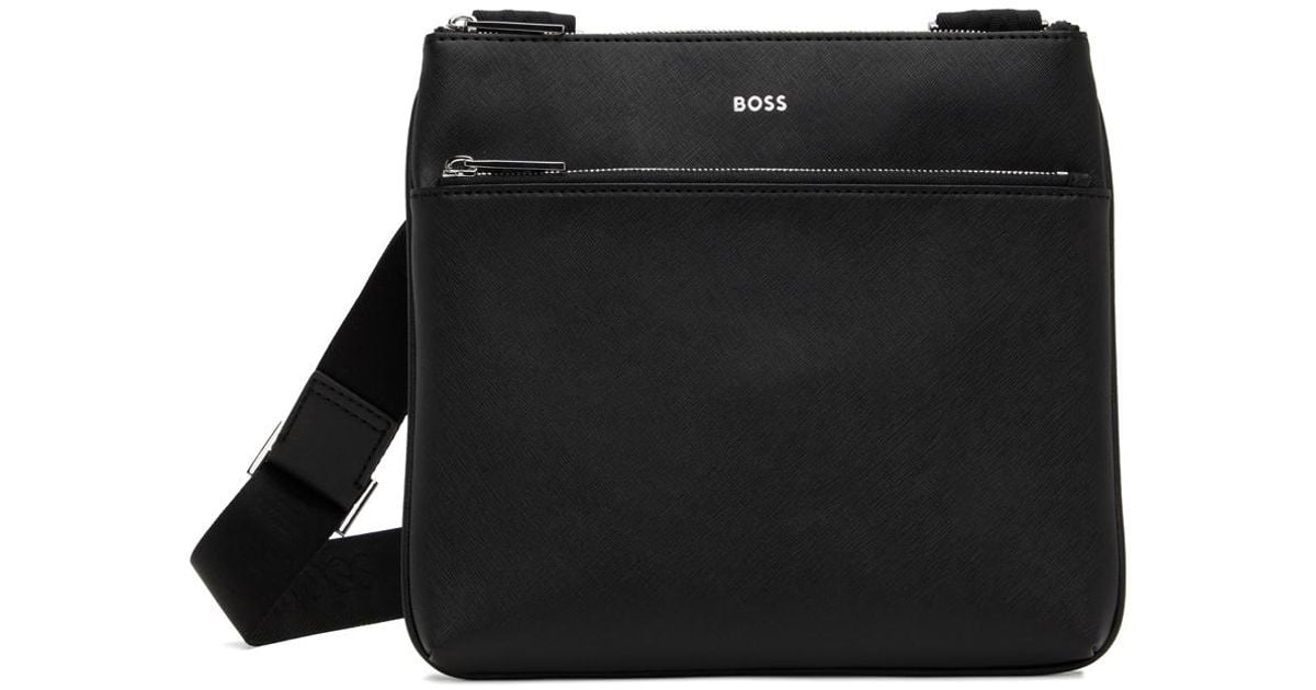 BOSS by HUGO BOSS Black Envelope Bag for Men | Lyst Canada
