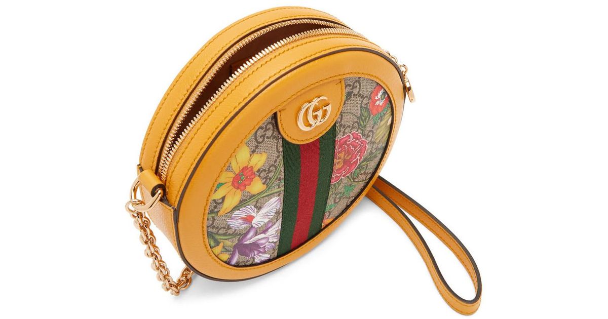 round yellow bag