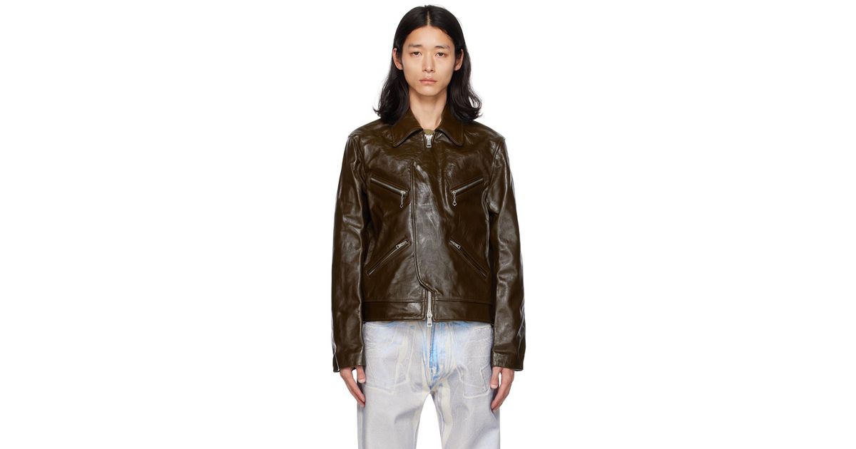 Our Legacy - Demon Jacket Chianti Leather