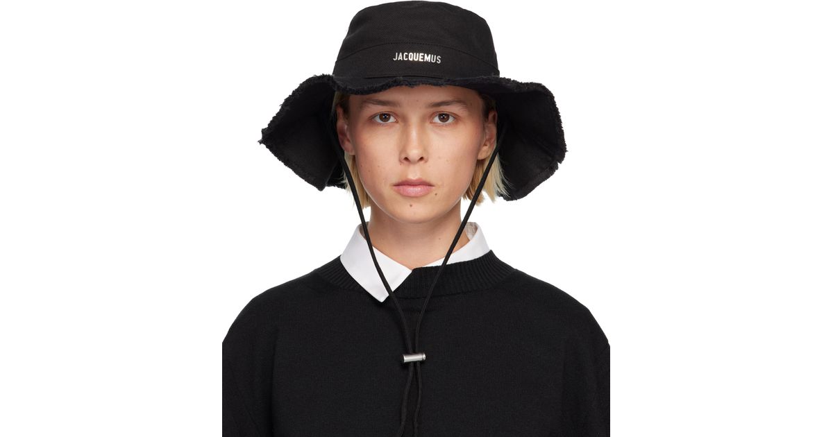 Jacquemus Les Classiques 'The Artichaut' Bucket Hat in Black | Lyst
