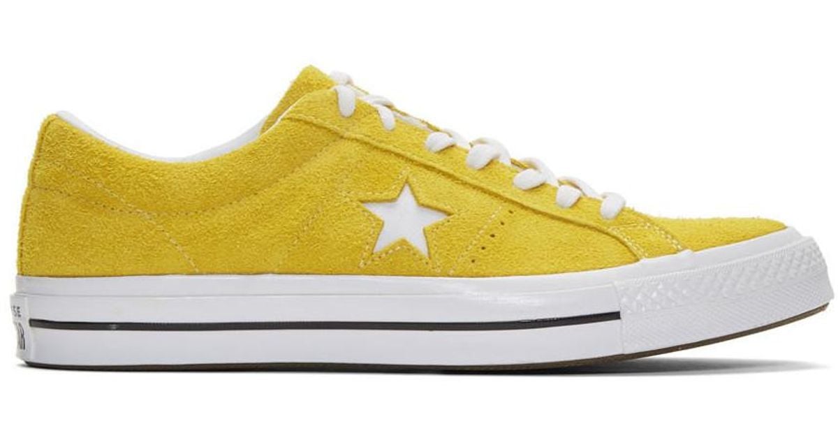 Converse Yellow Suede One Star Vintage 