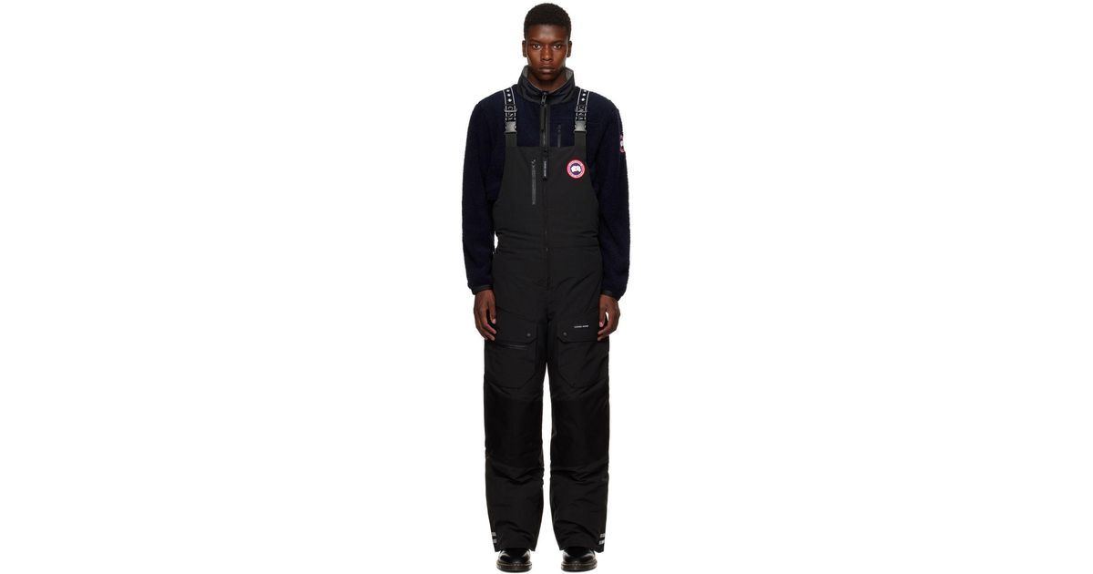 Canada Goose Tundra Bib Down Overalls in Black for Men Lyst