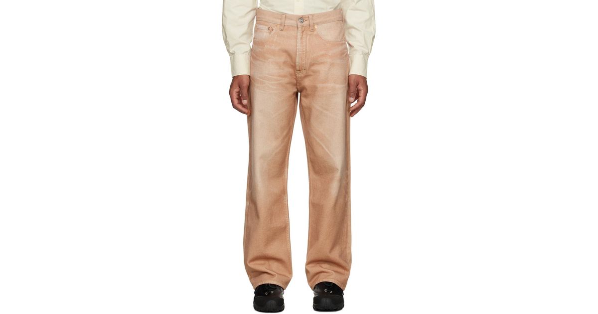 Our Legacy Pink Third Cut Jeans Our Legacy