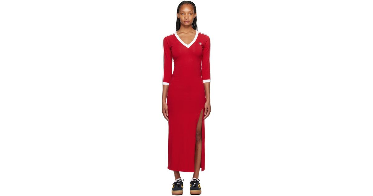 Adidas originals stripes dress best sale