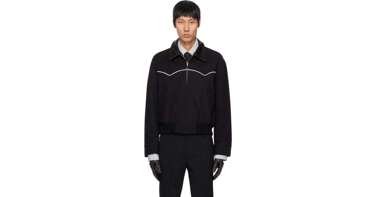 ernest w baker ブラック ハリントンジャケット S ERNEST W.BAKER(アーネストダブルベイカー) / Western