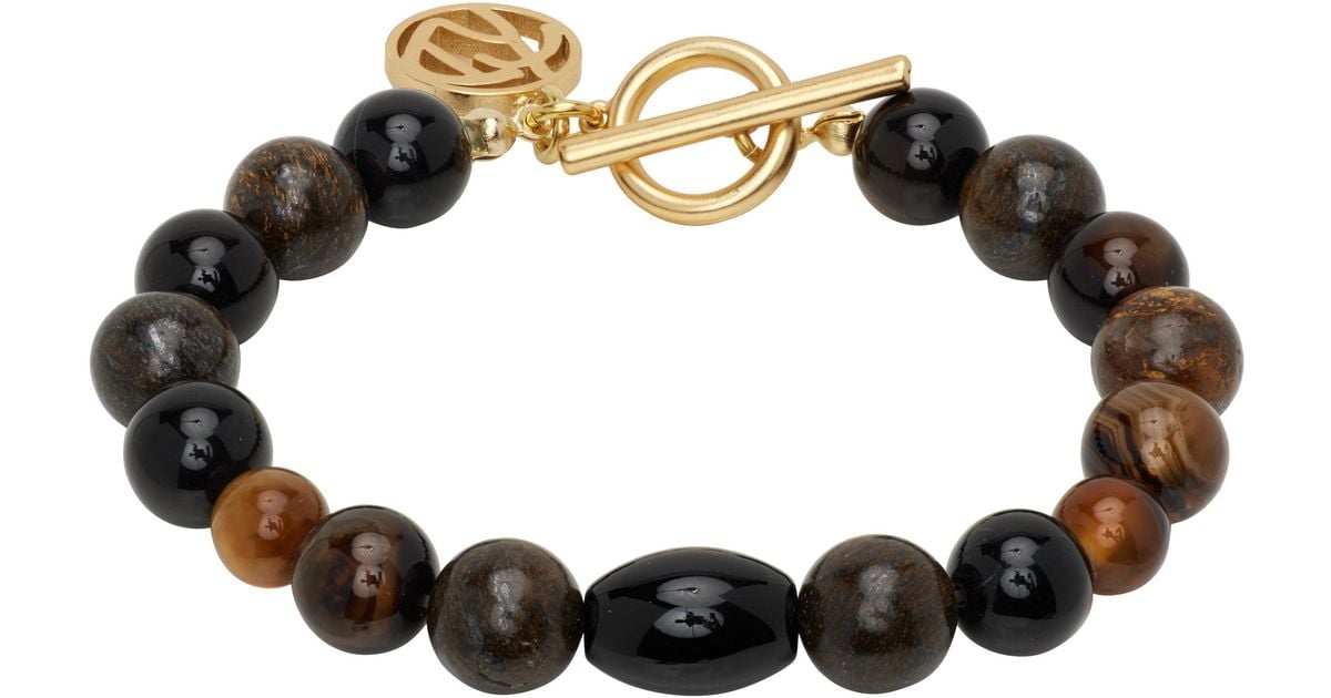SOSHIOTSUKI Juzu Bracelet in Black for Men | Lyst