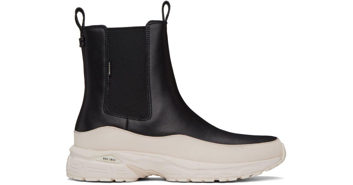 COACH C301 Hybrid Chelsea Boots in Black for Men Lyst
