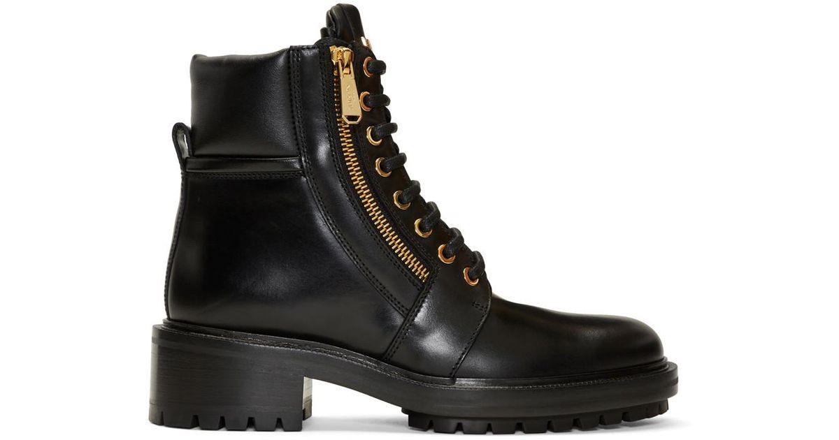 balmain zipper boots