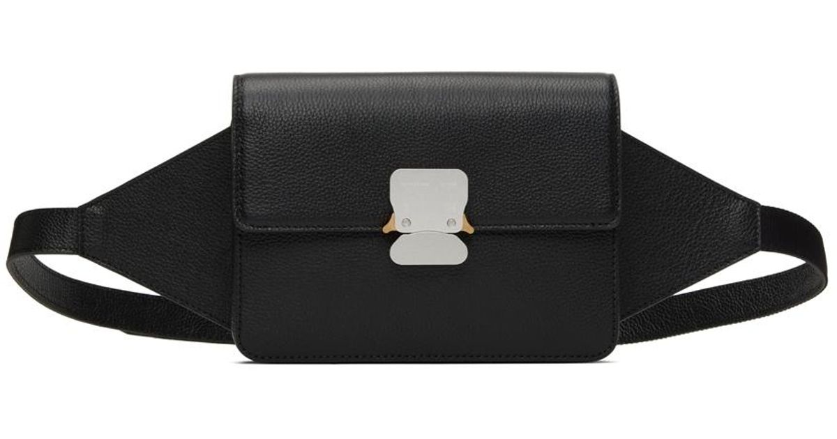 1017 ALYX 9SM Leather Ludo Belt Bag in Black for Men | Lyst UK