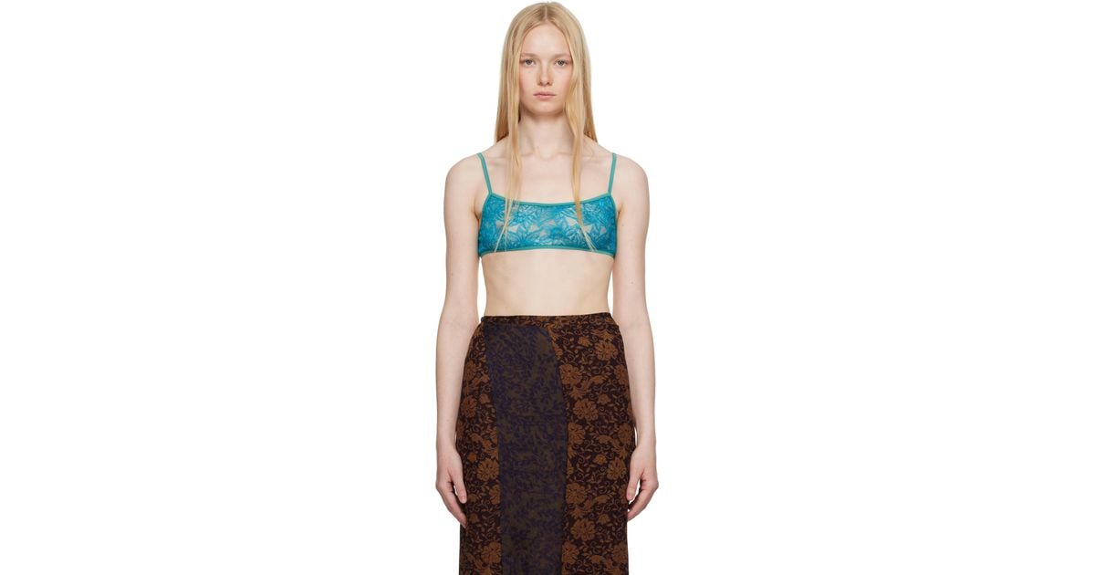 【関税込み】Dries Van Noten ブルー フィット ブラレット Dries Van Noten ブルー フィット ブラレット | Lyst