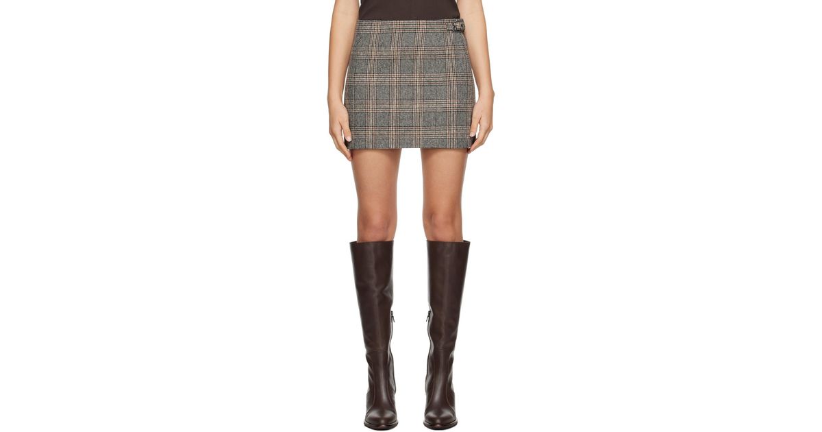 Rag Bone Ragbone Cora Miniskirt in Black Lyst Canada