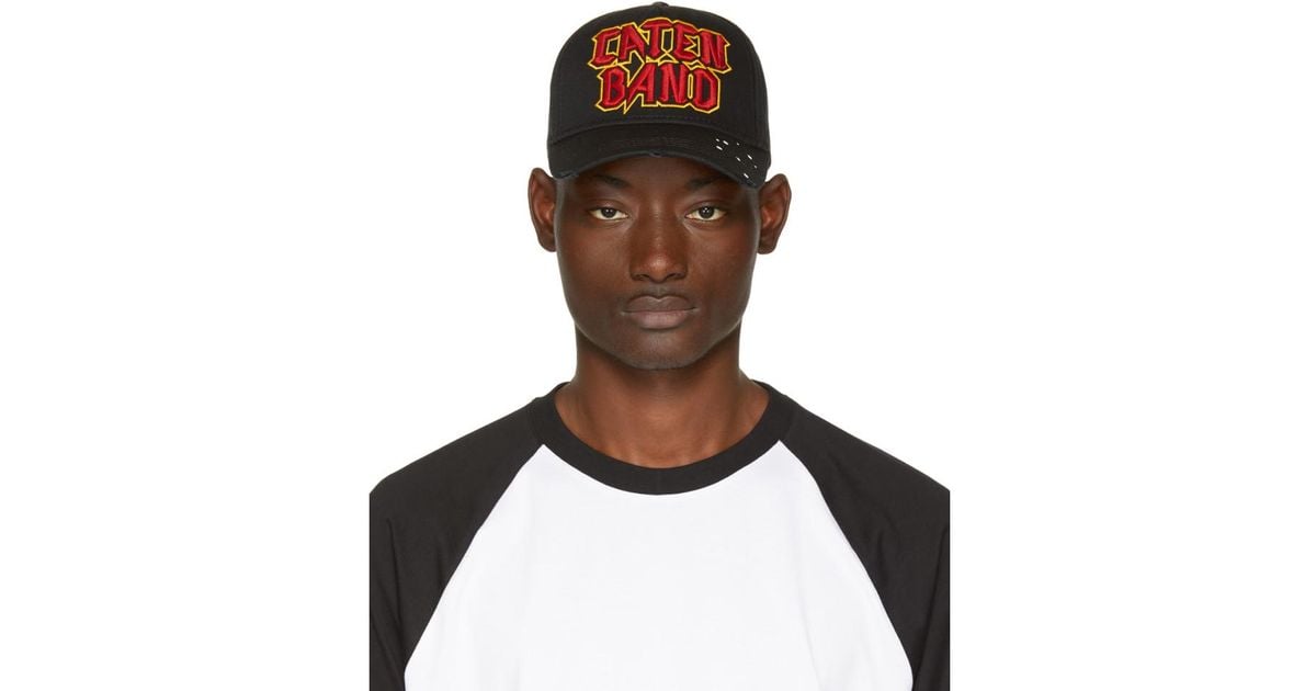 casquette dsquared rouge caten band