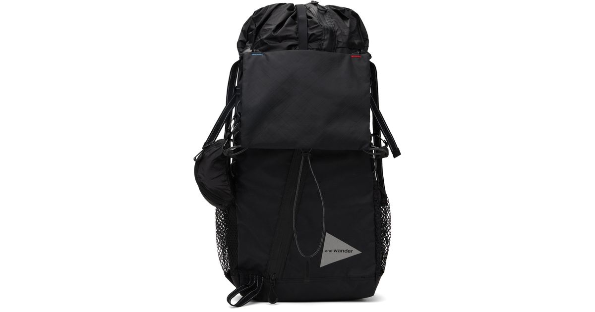 and wander Men's Backpack Ecopack 18L Black