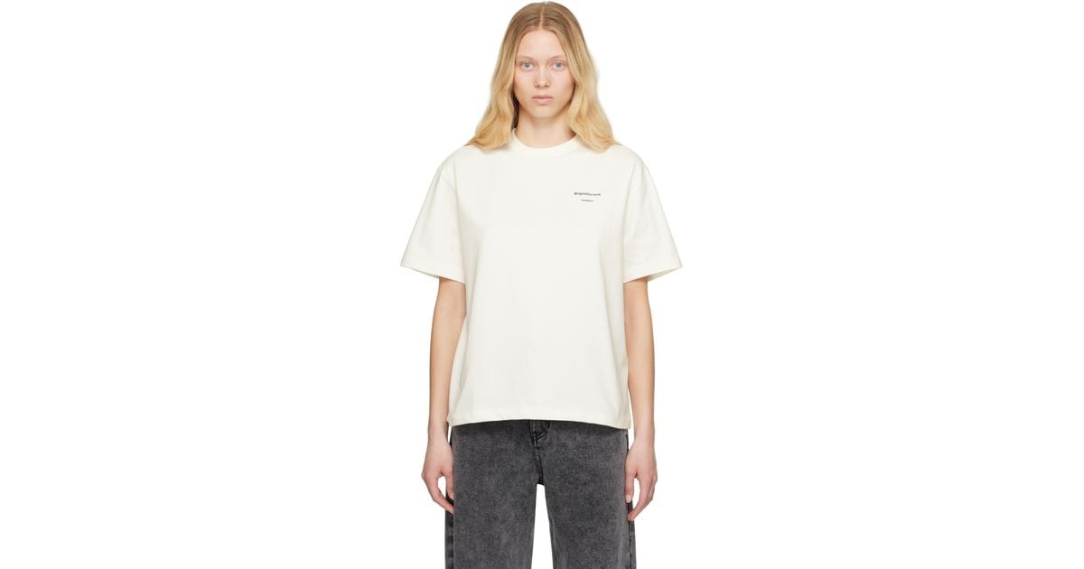 【ADER ERROR】 Sig; Significant tag t-shirt 01 _ Off White ADER error Off-White Sig; 01 Tag T-shirt ADER error
