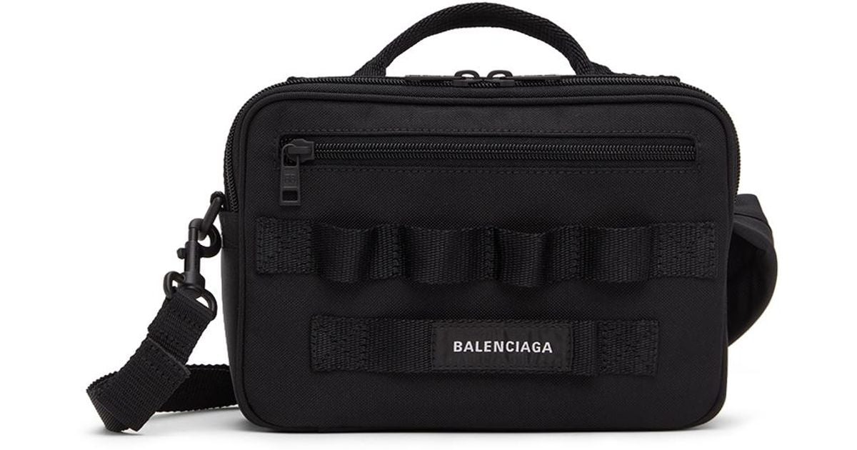 Balenciaga 合成繊維 Army メッセンジャーバッグ カラー: ブラック メンズ - Lyst